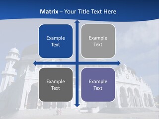 Leisure Baiturrahman Architecture PowerPoint Template