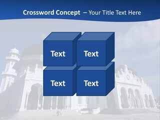 Leisure Baiturrahman Architecture PowerPoint Template