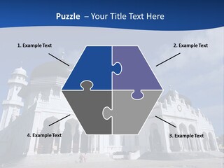 Leisure Baiturrahman Architecture PowerPoint Template