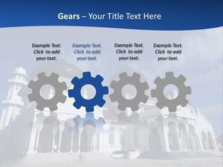 Leisure Baiturrahman Architecture PowerPoint Template