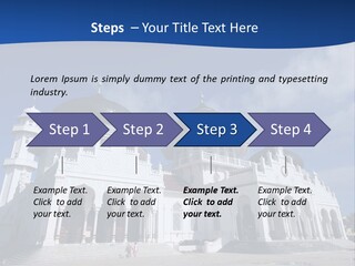 Leisure Baiturrahman Architecture PowerPoint Template