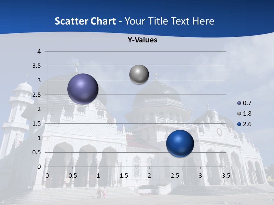 Leisure Baiturrahman Architecture PowerPoint Template