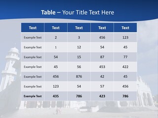 Leisure Baiturrahman Architecture PowerPoint Template