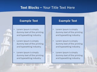 Leisure Baiturrahman Architecture PowerPoint Template