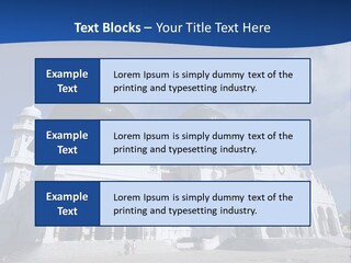 Leisure Baiturrahman Architecture PowerPoint Template