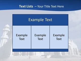 Leisure Baiturrahman Architecture PowerPoint Template