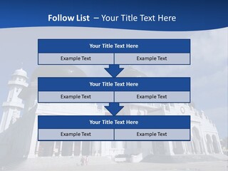 Leisure Baiturrahman Architecture PowerPoint Template