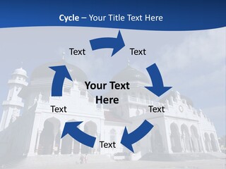 Leisure Baiturrahman Architecture PowerPoint Template
