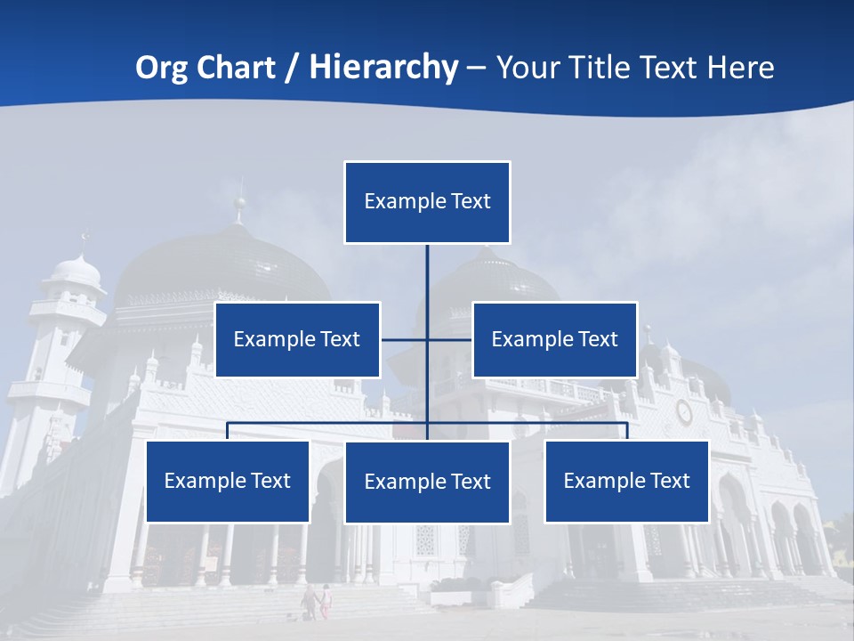 Leisure Baiturrahman Architecture PowerPoint Template