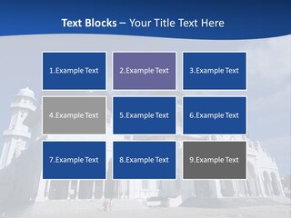 Leisure Baiturrahman Architecture PowerPoint Template