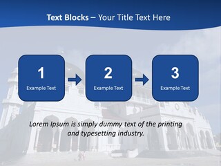 Leisure Baiturrahman Architecture PowerPoint Template