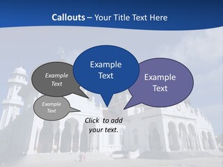 Leisure Baiturrahman Architecture PowerPoint Template