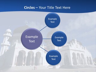 Leisure Baiturrahman Architecture PowerPoint Template