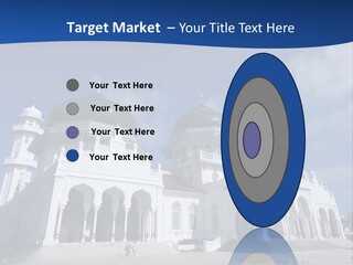 Leisure Baiturrahman Architecture PowerPoint Template