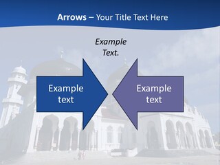 Leisure Baiturrahman Architecture PowerPoint Template