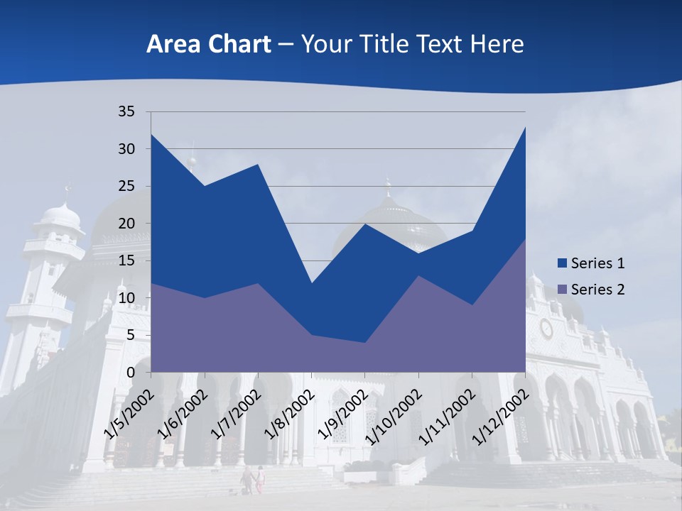 Leisure Baiturrahman Architecture PowerPoint Template