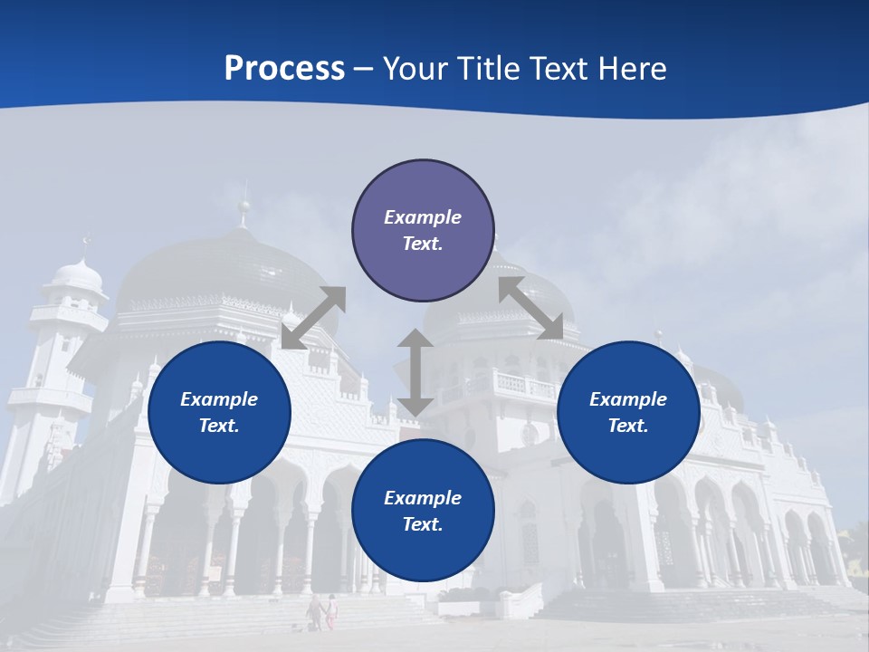 Leisure Baiturrahman Architecture PowerPoint Template