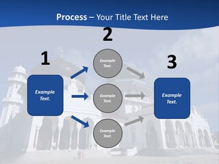 Leisure Baiturrahman Architecture PowerPoint Template