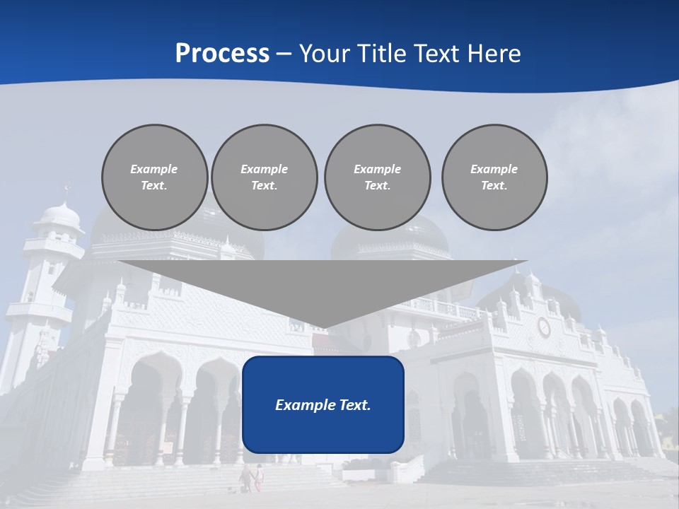 Leisure Baiturrahman Architecture PowerPoint Template
