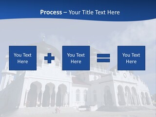 Leisure Baiturrahman Architecture PowerPoint Template