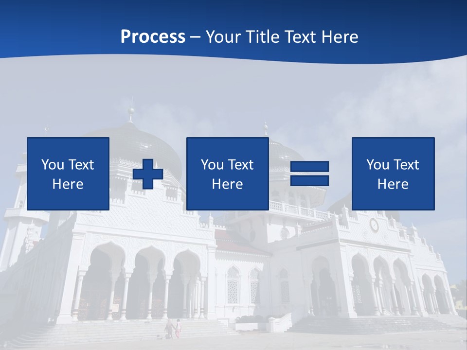 Leisure Baiturrahman Architecture PowerPoint Template