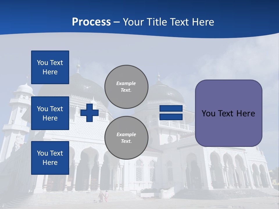 Leisure Baiturrahman Architecture PowerPoint Template