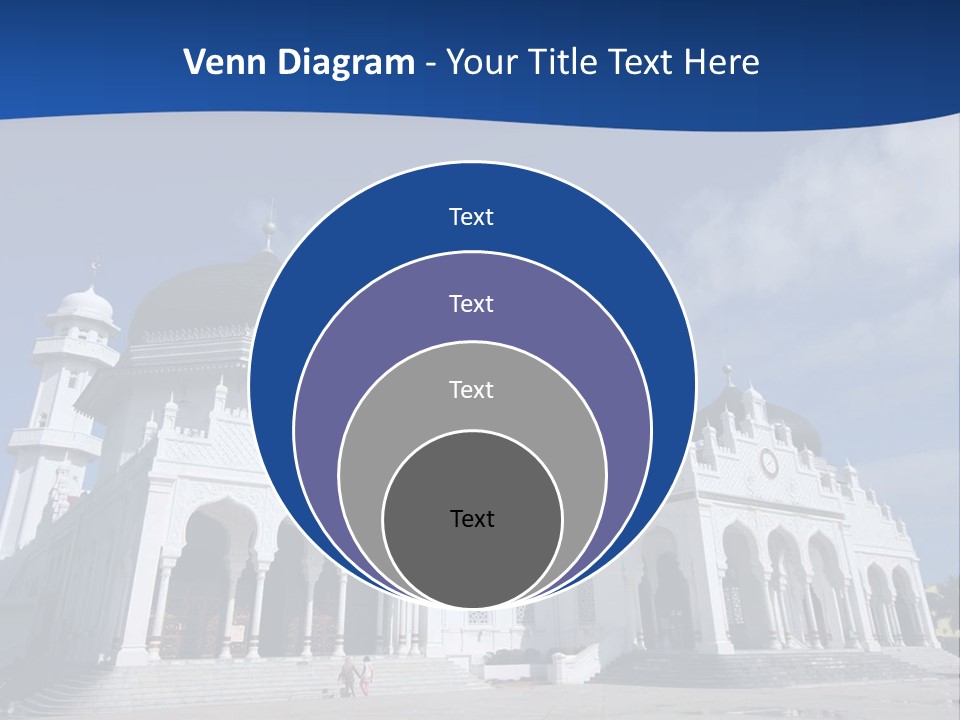 Leisure Baiturrahman Architecture PowerPoint Template