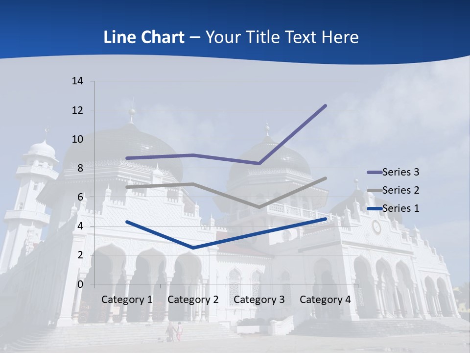 Leisure Baiturrahman Architecture PowerPoint Template