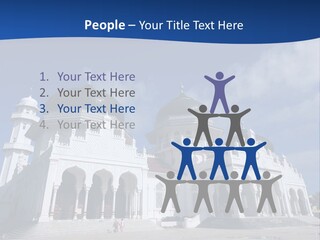 Leisure Baiturrahman Architecture PowerPoint Template