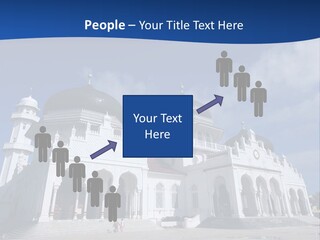 Leisure Baiturrahman Architecture PowerPoint Template