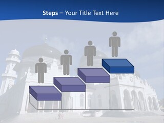 Leisure Baiturrahman Architecture PowerPoint Template