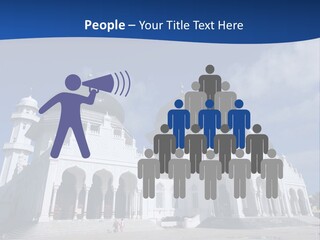 Leisure Baiturrahman Architecture PowerPoint Template