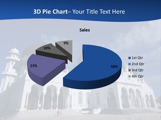 Leisure Baiturrahman Architecture PowerPoint Template