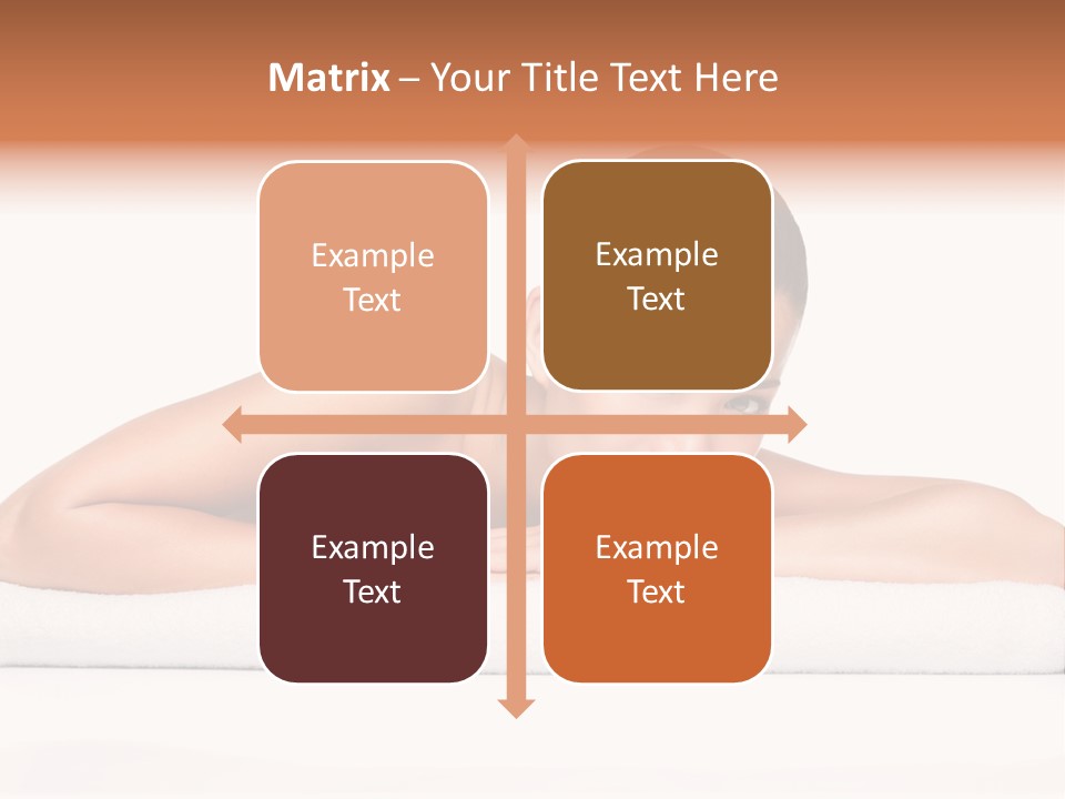 Model Massage Skin PowerPoint Template