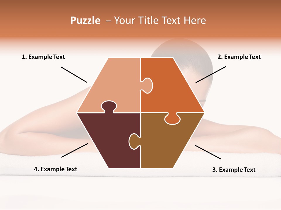 Model Massage Skin PowerPoint Template