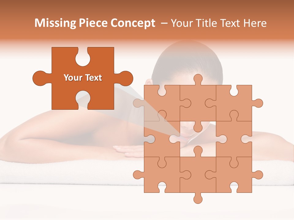 Model Massage Skin PowerPoint Template