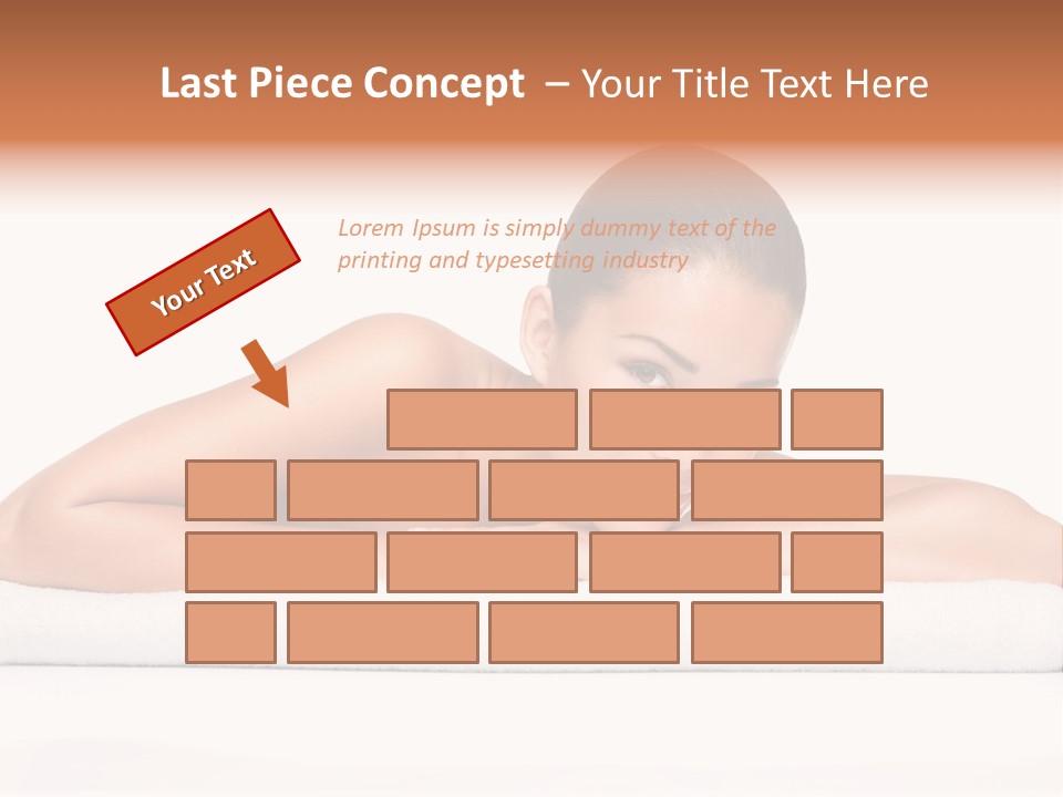 Model Massage Skin PowerPoint Template