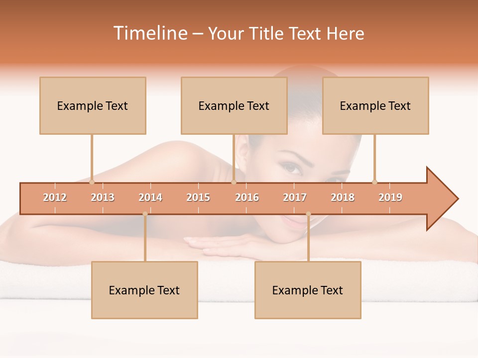 Model Massage Skin PowerPoint Template