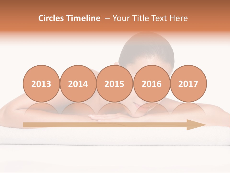 Model Massage Skin PowerPoint Template