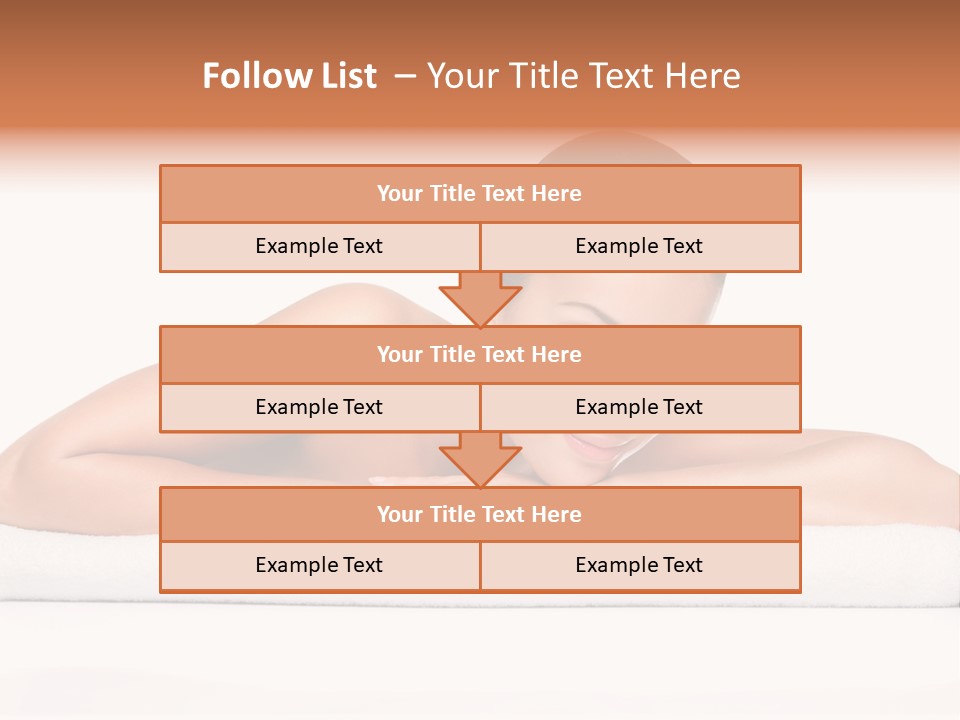 Model Massage Skin PowerPoint Template