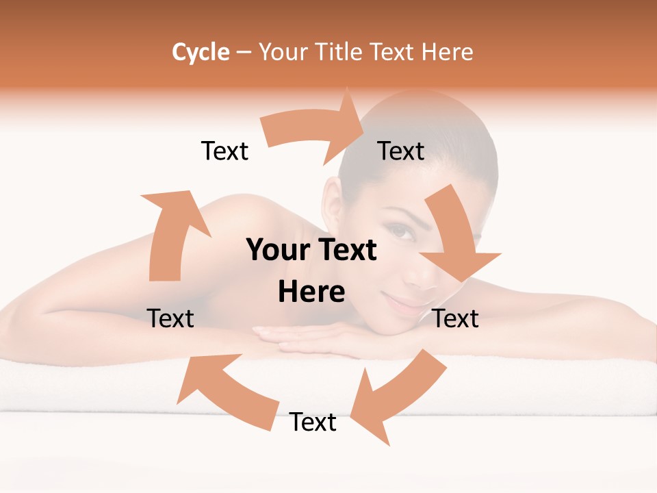 Model Massage Skin PowerPoint Template