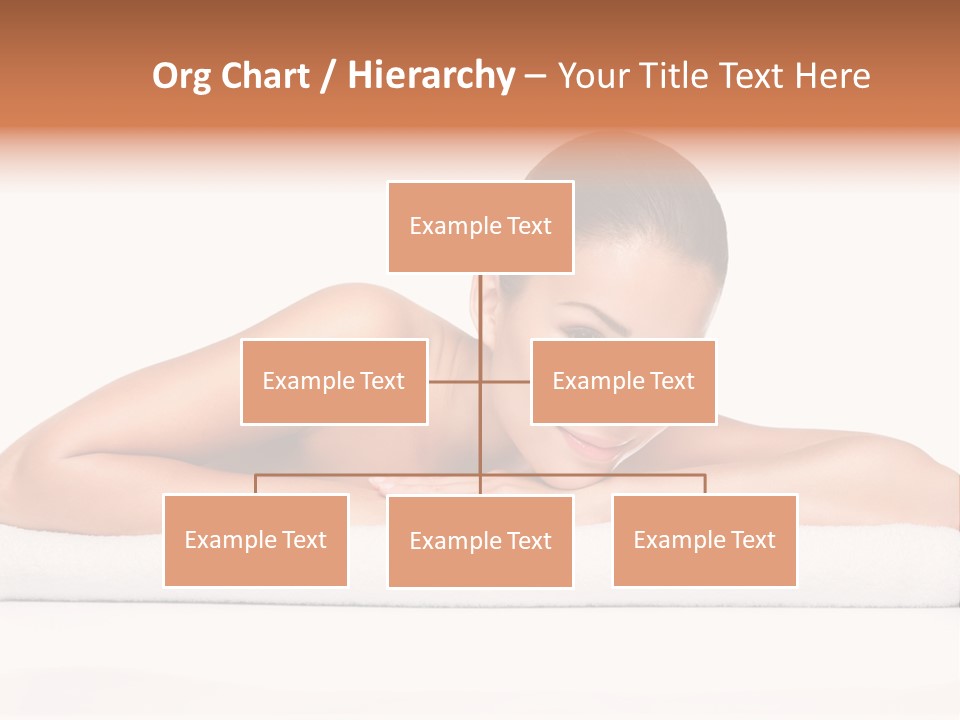 Model Massage Skin PowerPoint Template