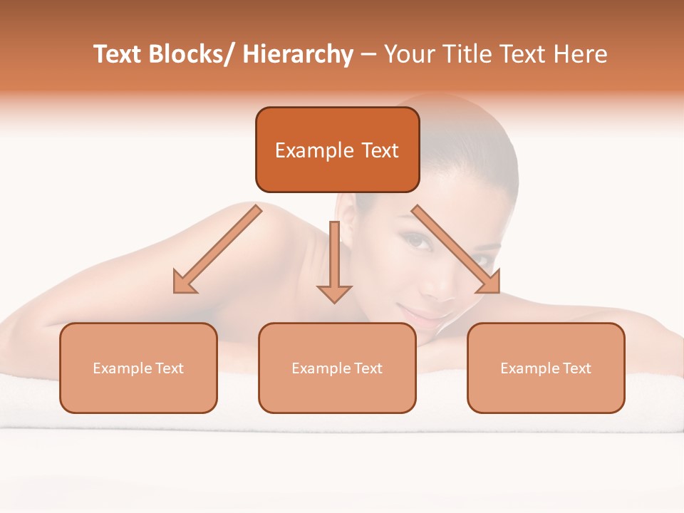 Model Massage Skin PowerPoint Template