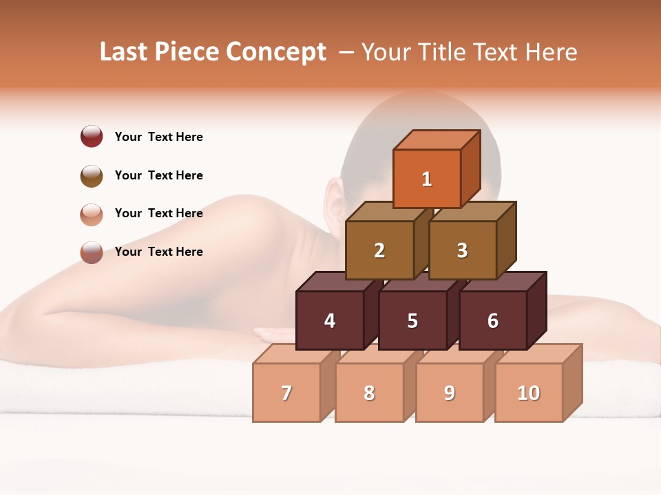 Model Massage Skin PowerPoint Template