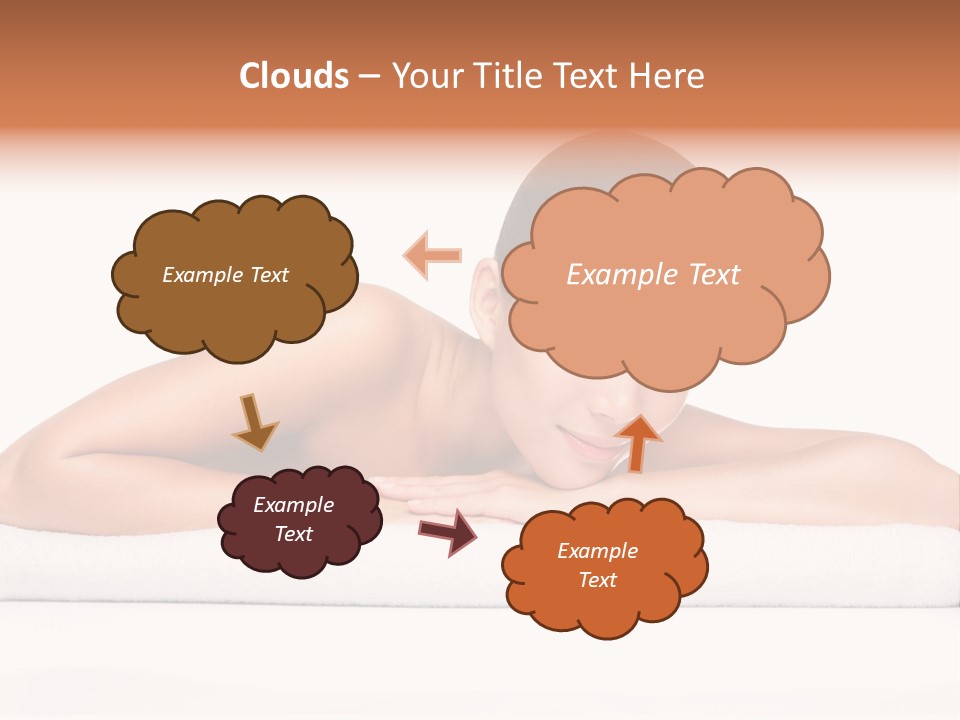 Model Massage Skin PowerPoint Template