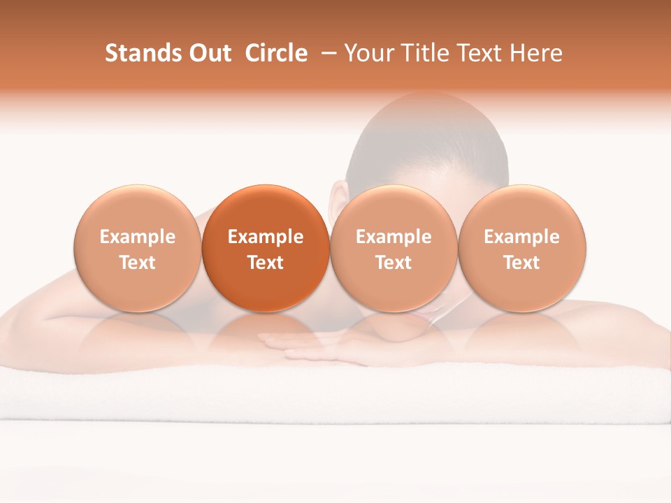 Model Massage Skin PowerPoint Template