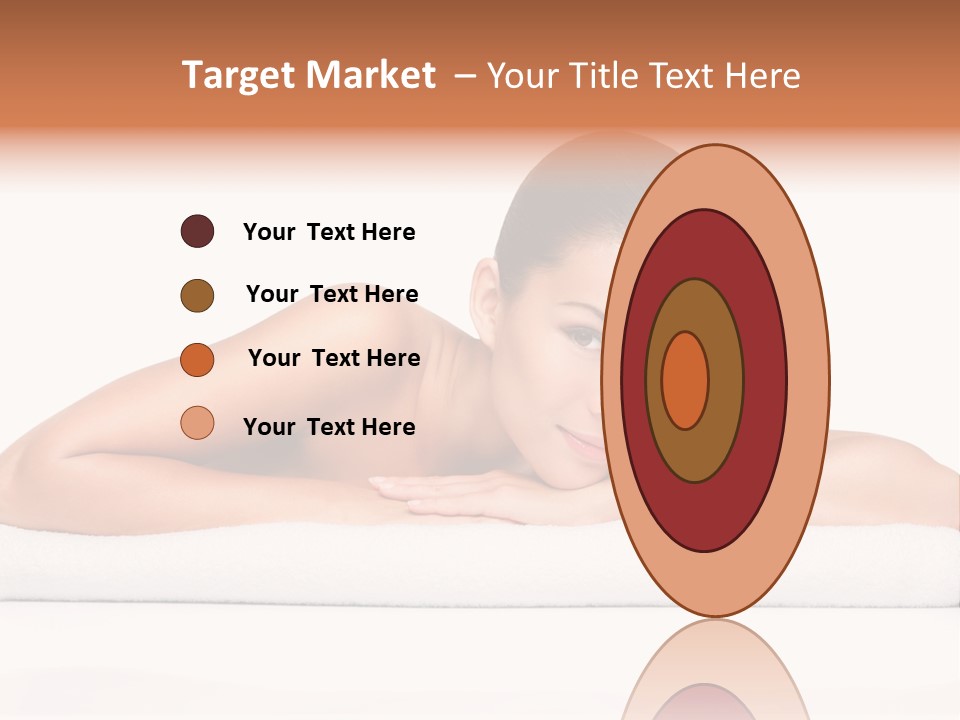 Model Massage Skin PowerPoint Template