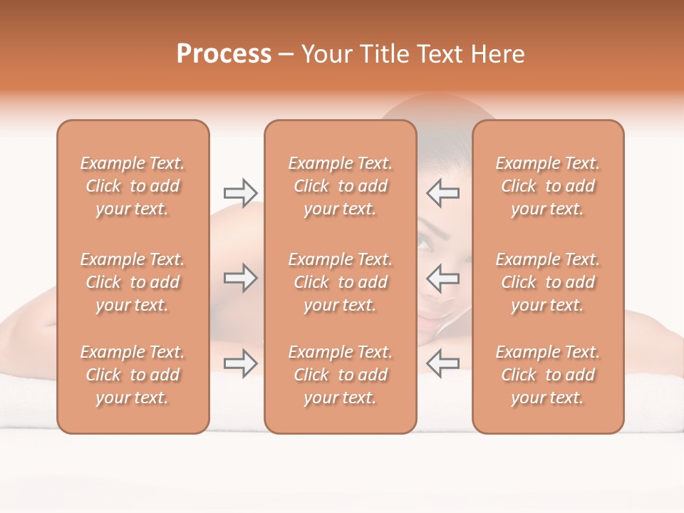 Model Massage Skin PowerPoint Template