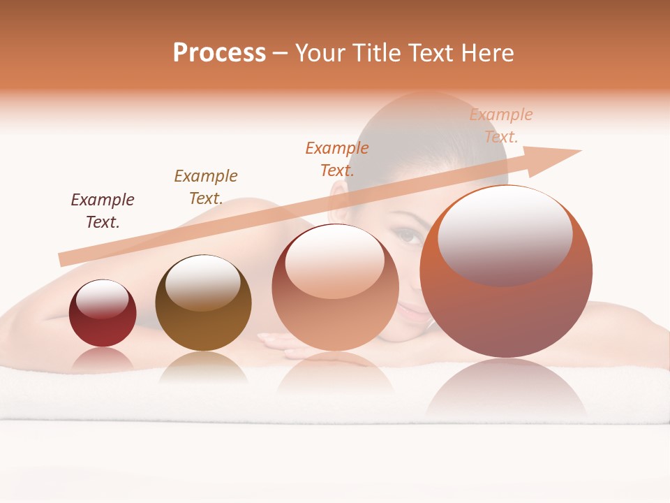 Model Massage Skin PowerPoint Template