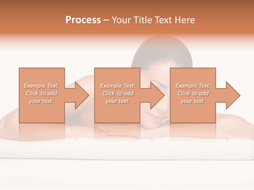 Model Massage Skin PowerPoint Template